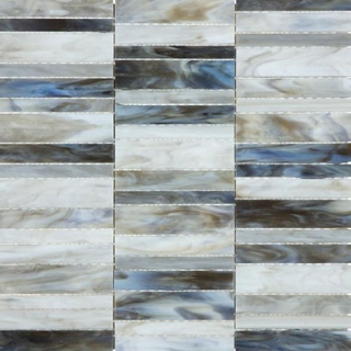 Picture of Chesapeake Flooring - Ornamental Glass Mosaic Random Stacked Arabescato