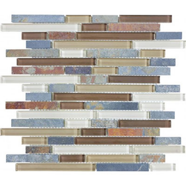 Picture of Chesapeake Flooring - Slate Glass Linear Blend Amber Tea