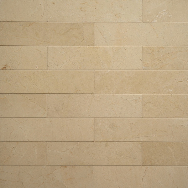 Picture of Bedrosians - Marble Stone 3 x 12 Crema Marfil Select Honed