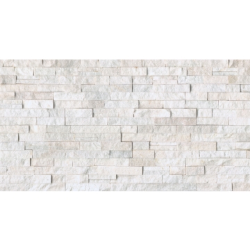 Picture of Bedrosians - Slate Stone Split Face Ledger 6 x 24 Glacier White