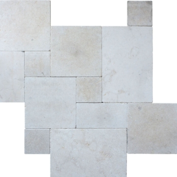 Picture of Bedrosians - Limestone Pavers Versailles Menia Cream