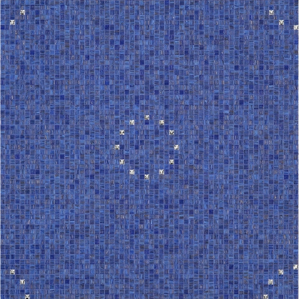 Picture of Bisazza Mosaico - Decori 10 - Flash Flash Blue