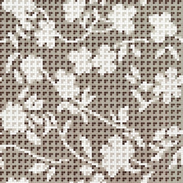 Picture of Bisazza Mosaico - Decori 10 - Flower Corner Flower Corner Grey
