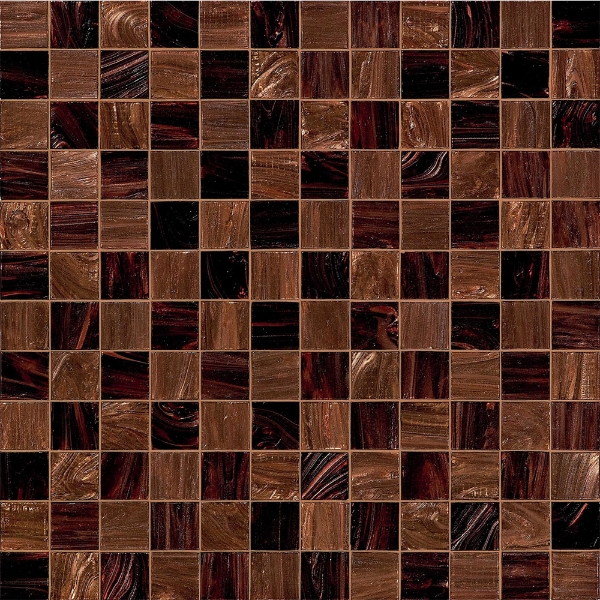 Picture of Bisazza Mosaico - Decorations 5 x 5 Checkmate Brown