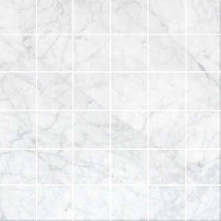 Picture of Stone Collection - Bianco Carrara Mosaic 2 x 2 Bianco Carrara Honed