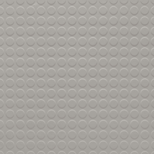 Picture of Johnsonite - Solid Colors Raised Round .125 Silver Grey