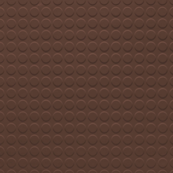 Picture of Johnsonite - Solid Colors Raised Round .155 Cinnamon