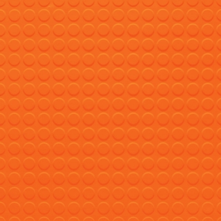 Picture of Johnsonite - Solid Colors Raised Round .155 Tangerine Tango