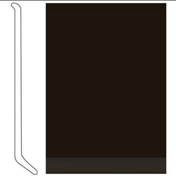 Picture of Johnsonite - Baseworks ThermoSet 2 1/2 with Toe Wall Base Dark Brown