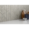 Picture of Emser Tile - Metro Chevron Mosaic Cream