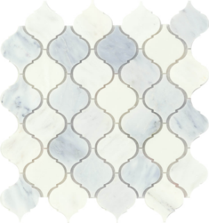 Picture of Emser Tile - Marble Lantern Mosaic Winter Frost