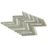 Picture of SOHO Studio Corp - Art Glass Mosaic Herringbone Quartz Sea