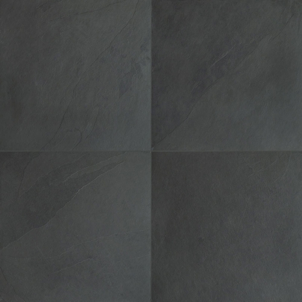 Picture of MS International - Slate and Quartzite 16 x 16 Honed Montauk Black Slate