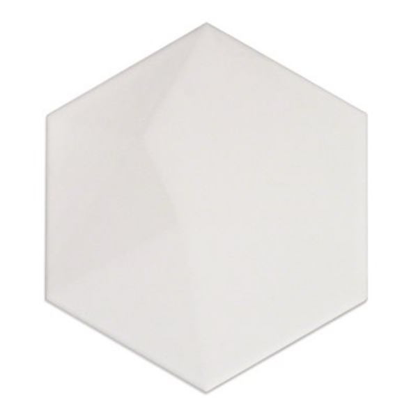 Picture of SOHO Studio Corp - Hexagono Piramidal Matte Blanco