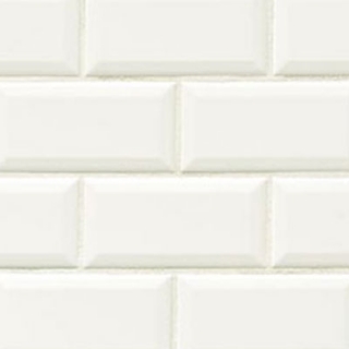 Picture of Bedrosians - Traditions 3 x 6 Beveled Ice White