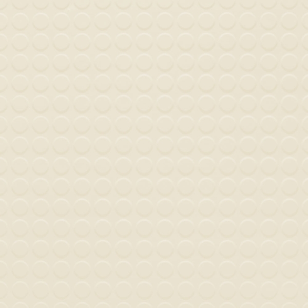 Picture of Johnsonite - Solid Colors Raised Round .125 Bone White