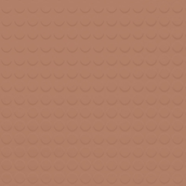 Picture of Johnsonite - Solid Colors Raised Round .125 Red Clay