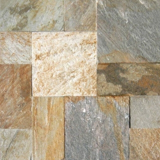 Picture of MS International - Slate and Quartzite Versailles Pattern Golden White Quartzite