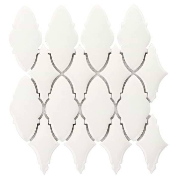 Picture of SOHO Studio Corp - Baroque Ornate Mosaic Blanco