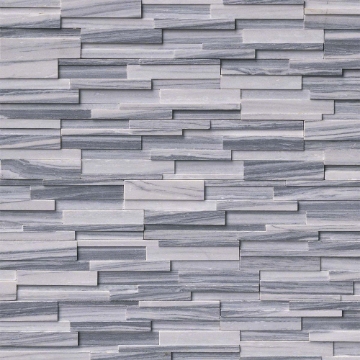 Picture of MS International - RockMount Stacked Stone Panels 3D 6 X 24 Alaska Gray