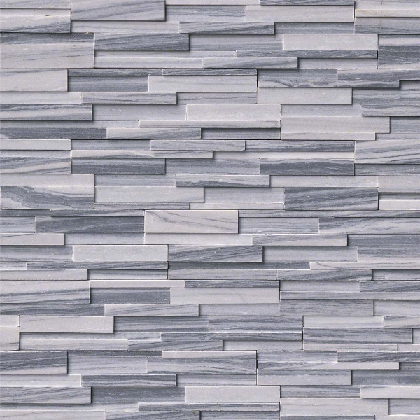 Picture of MS International - RockMount Stacked Stone Panels 3D 6 X 24 Alaska Gray