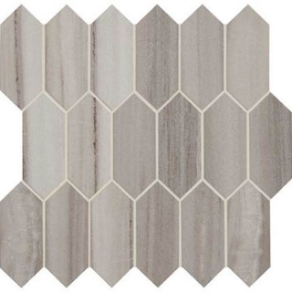 Picture of Daltile - Marble Attache Linear Hex Mosaic Turkish Skyline
