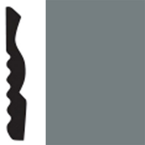 Picture of Flexco - Base Sculpture Wall Base Harmony Medium Gray