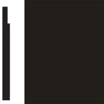 Picture of Flexco - Base Sculpture Wall Base Bliss Black Dahlia