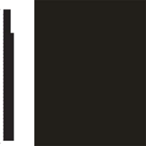 Picture of Flexco - Base Sculpture Wall Base Bliss Black Dahlia