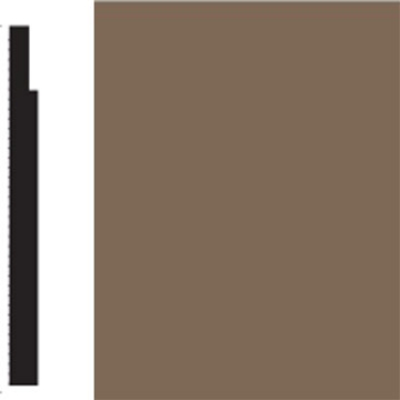 Picture of Flexco - Base Sculpture Wall Base Bliss Milk Chocolate