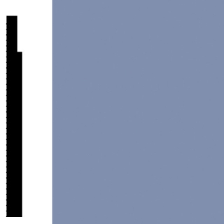 Picture of Flexco - Base Sculpture Wall Base Bliss Foxglove