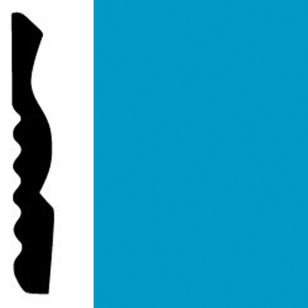 Picture of Flexco - Base Sculpture Wall Base Harmony Bondi Blue