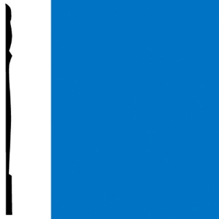 Picture of Flexco - Base Sculpture Wall Base Reflection Cerulean