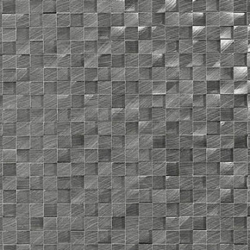 Picture of Daltile - Structure 3D Brick Joint Cube Mosaic Gunmetal
