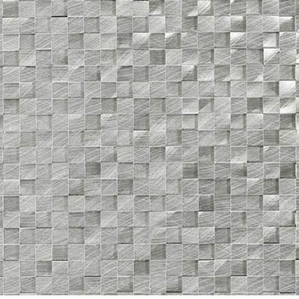 Picture of Daltile - Structure 3D Brick Joint Cube Mosaic Steel