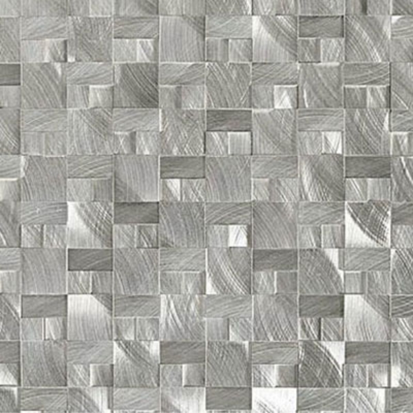 Picture of Daltile - Structure 3D Block Mosaic Steel
