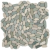 Picture of Bati Orient - Pebbles Sliced Matte White/Green