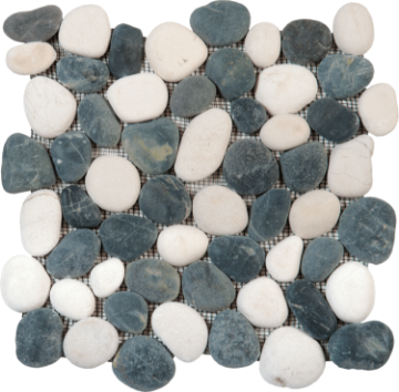 Picture of Bati Orient - Pebbles Rectified Matte White/Black