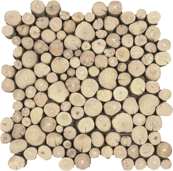 Picture of Bati Orient - Round Mosaic Tree Wood Coffee Tree