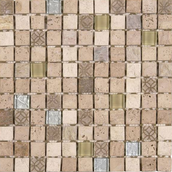 Picture of Bati Orient - Mix Mosaic Marble Beige Glass/Marble