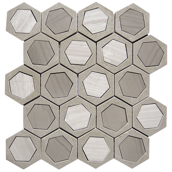 Picture of Bati Orient - Stone Hexagon White
