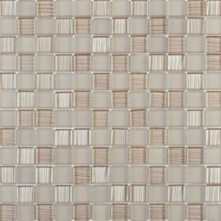 Picture of Bati Orient - Glass Mosaic 7/8 x 7/8 Grey Matte & Polished Mix