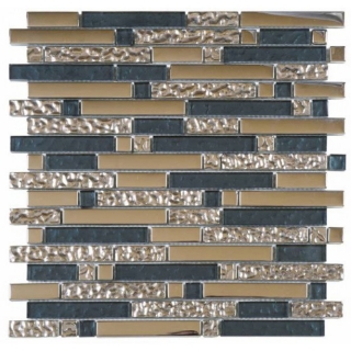 Picture of Bati Orient - Glass Strip Grey Glass Polished Chrome