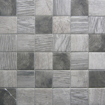 Picture of Bati Orient - Recycled Glass Wood Look Squares Grey Mix