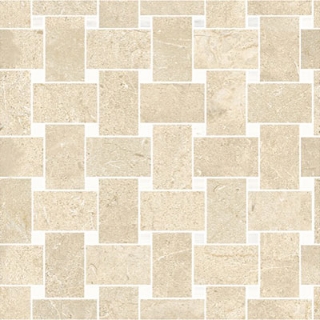 Picture of SantAgostino - Themar Mosaic Weave Crema Marfil