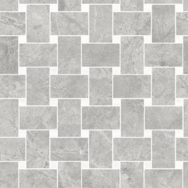 Picture of SantAgostino - Themar Mosaic Weave Grigio Savola