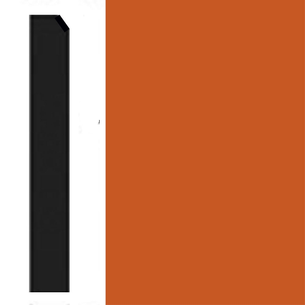 Picture of Johnsonite - Millwork Mandalay 2.5 Tangerine Tango