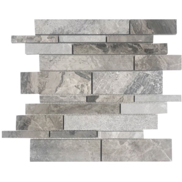 Picture of Tesoro - Contempo Random Linear Mosaic City Gray
