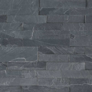Picture of MS International - Stacked Stone Peel and Stick Mosaic Midnight Ash