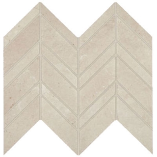Picture of Marazzi - Modern Formation Chevron Mosaic Peak White